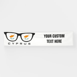 Cyprus Shades custom text & colour banner