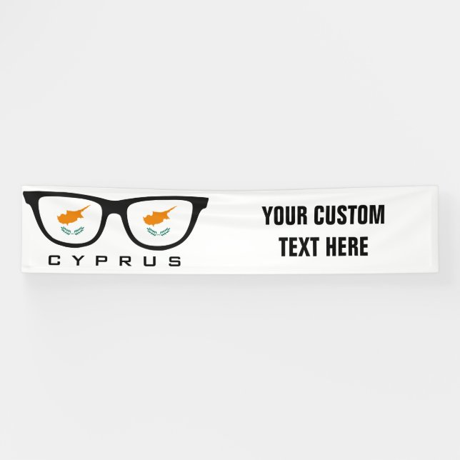 Cyprus Shades custom text & colour banner (Horizontal)