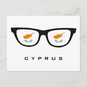 Cyprus Shades custom text & colour postcard