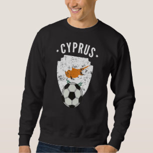 Cyprus Soccer Cyprus Flag Football Cypriot Pride R Sweatshirt