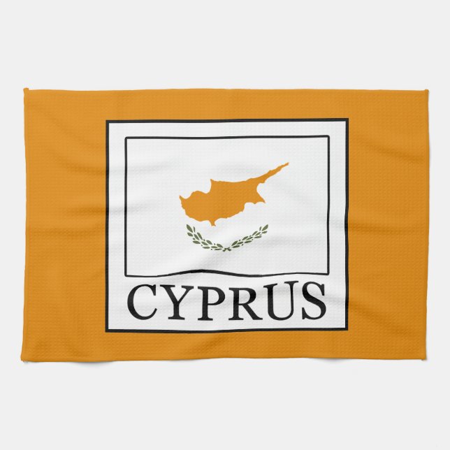 Cyprus Tea Towel (Horizontal)