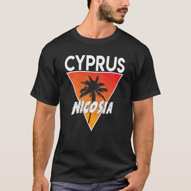 Cyprus With Sunny Colours T-Shirt (Front)