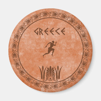 cyrcle greek design magnet