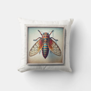 Cyriotasiastes Insect 210724IREF251 - Watercolor Cushion
