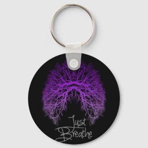 Cystic Fibrosis Awareness Key Ring