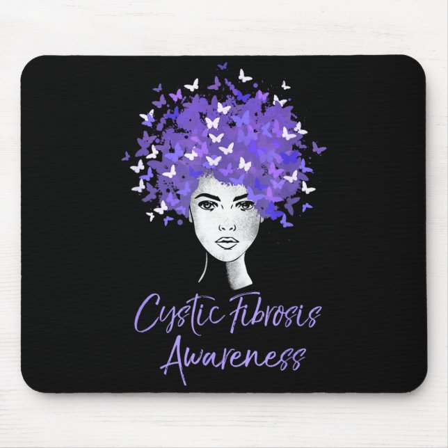 Cystic Fibrosis Awareness Mouse Pad (Front)