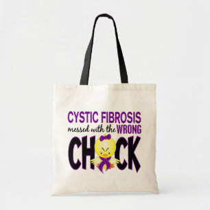 Cystic Fibrosis Messed With The Wrong Chick Tote Bag
