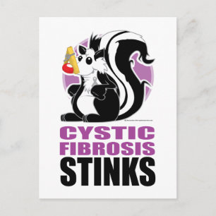 Cystic Fibrosis Stinks Postcard