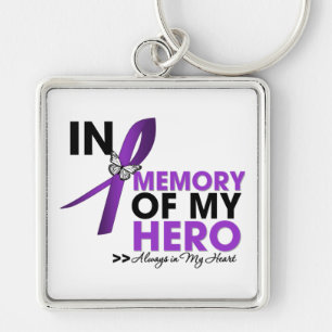 Cystic Fibrosis Tribute In Memory of My Hero Key Ring