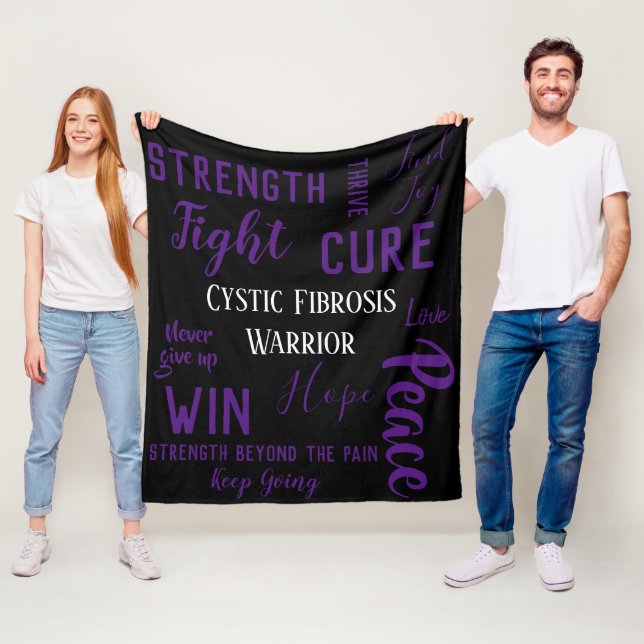 Cystic Fibrosis Warrior blanket (In Situ)