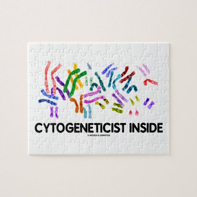 Cytogeneticist Inside (Karyotype) Jigsaw Puzzle (Horizontal)