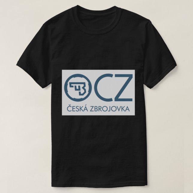 CZ Firearms Logo Cap T-Shirt (Design Front)