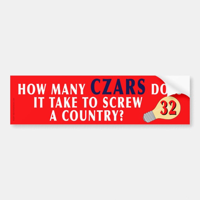 CZAR Bumper Sticker (Front)