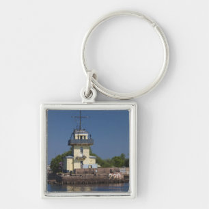 Czar Peter the Greats Naval fortress town Key Ring