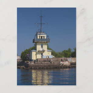 Czar Peter the Greats Naval fortress town Postcard