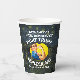 Czar Rue Liar Trump Iran War Bombing Epstein Files Paper Cups