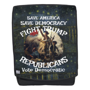 Czar Rue Liar Trump POTUS Patriotic MAGA Train WH Backpack