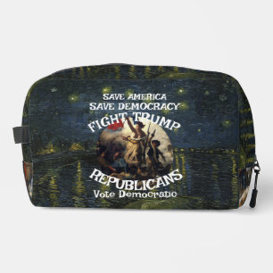 Czar Rue Liar Trump POTUS Patriotic MAGA Train WH Dopp Kit