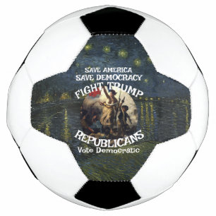 Czar Rue Liar Trump POTUS Patriotic MAGA Train WH Soccer Ball