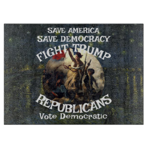 Czar Rue Liar Trump Republican Party USA America Cutting Board