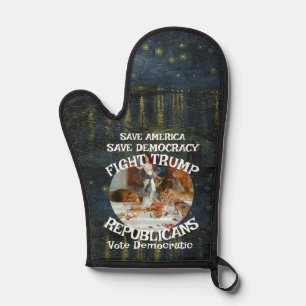 Czar Rue Liar Trump Republican Party USA America Oven Mitt