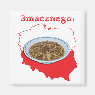 Czarnina Smacznego Polish Map Magnet