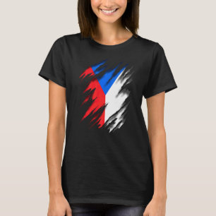Cze Czech Republic Flag T-Shirt