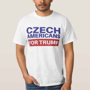 Czech Americans For Trump - Election 2020 Republic T-Shirt
