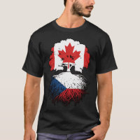 Czech Canadian Canada Tree Roots Flag