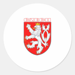 Czech Classic Round Sticker
