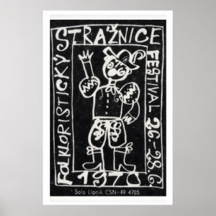 Czech Cultural Festival 1970 - Matchbox Print