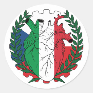Czech Czech Republic Saint Josephs italian Italy Classic Round Sticker