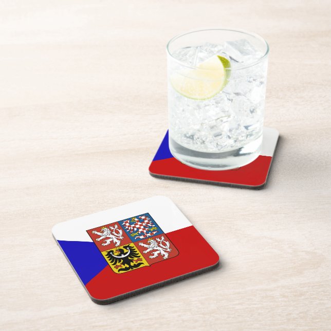 Czech flag coaster (Right Side)