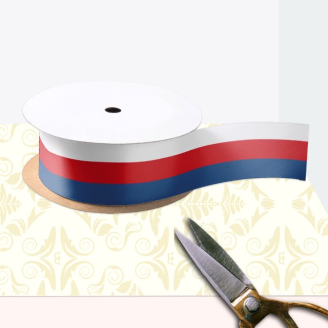 Czech flag colours ribbon, Czech Republic /sports Satin Ribbon (Creator Uploaded)