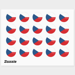 Czech flag& Czech Republic fashion stickers /sport