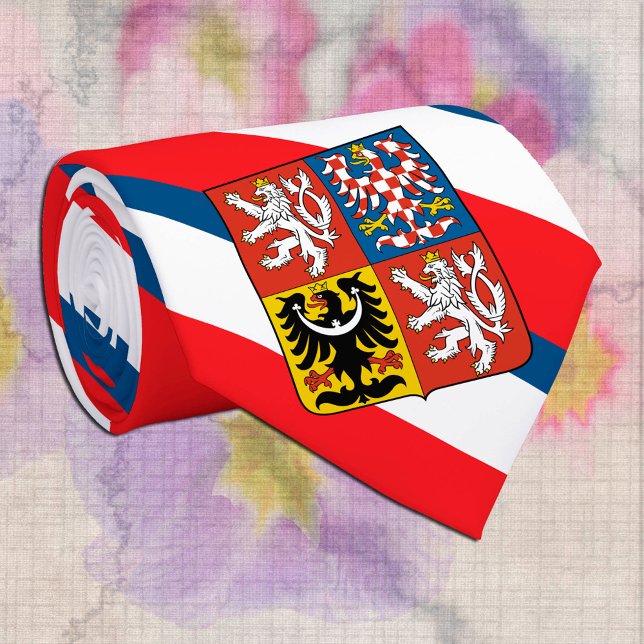Czech Flag & Czech Republic fashion stripes /sport Tie (Creator Uploaded)