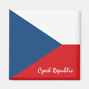 Czech flag & Czech Republic holiday/sports fans Magnet
