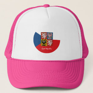 Czech flag, Emblem & Czech Republic fashion /sport Trucker Hat