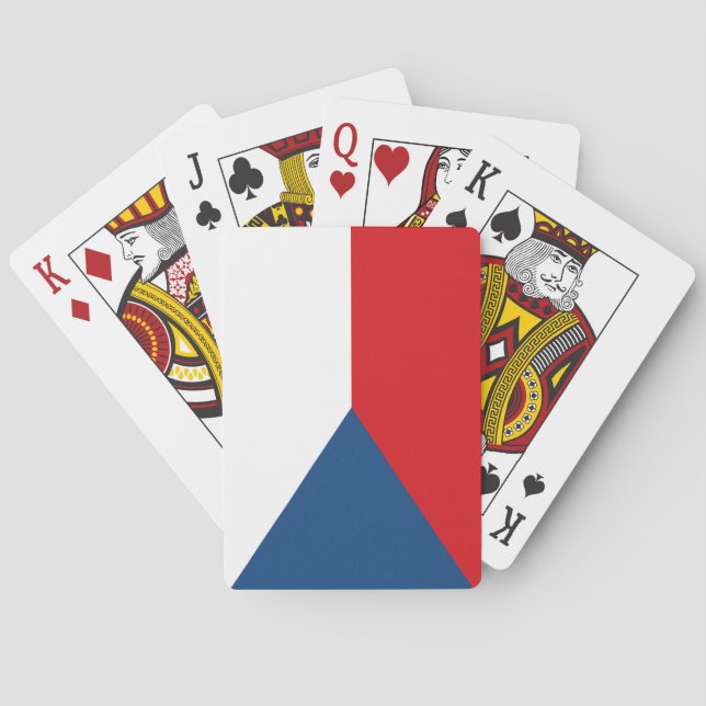 Czech Flag Playing Cards (Back)