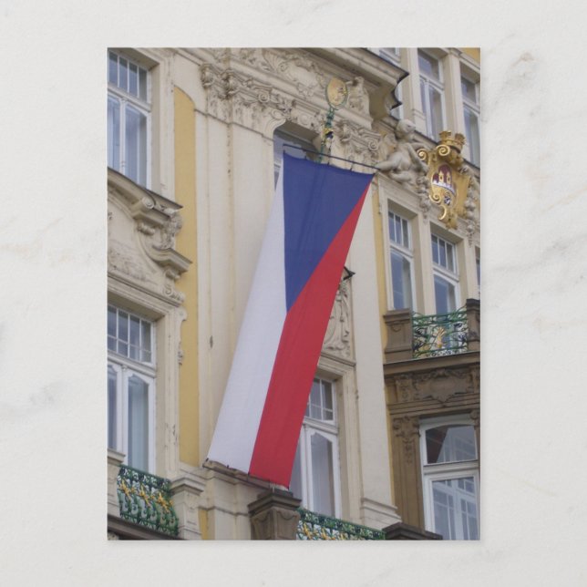 czech flag postcard (Front)