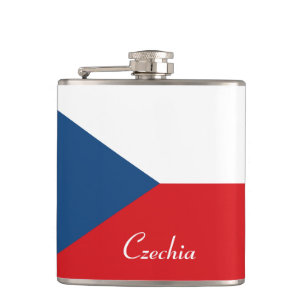 Czech Flag & travel Czech Republic /sports fans Hip Flask