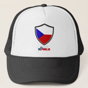 Czech flag trucker hat