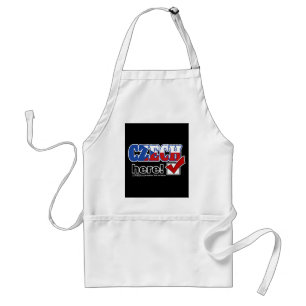Czech Here (Dark) Standard Apron