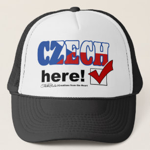 Czech Here (light) Trucker Hat