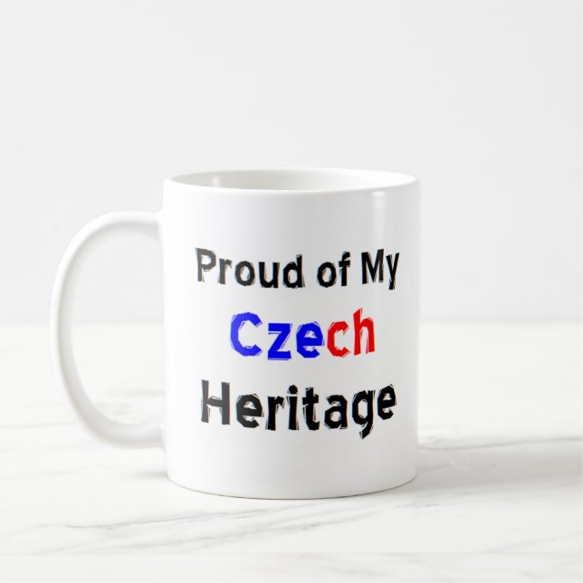 czech heritage coffee mug (Left)