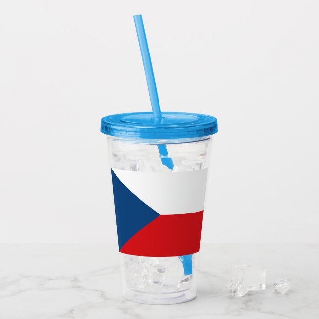 Czech Republic Acrylic Tumbler (Front Ice)