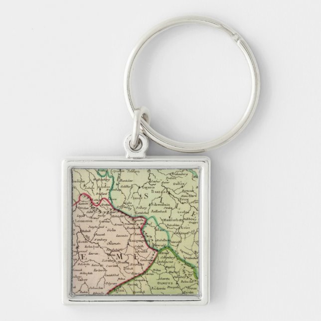 Czech Republic and Poland Key Ring (Front)