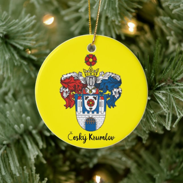 Czech Republic: Český Krumlov Christmas Ornament (Tree)