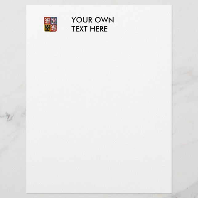 Czech Republic Coat of Arms (Front)