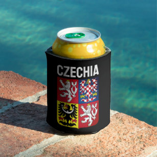Czech Republic coat of arms Can Cooler